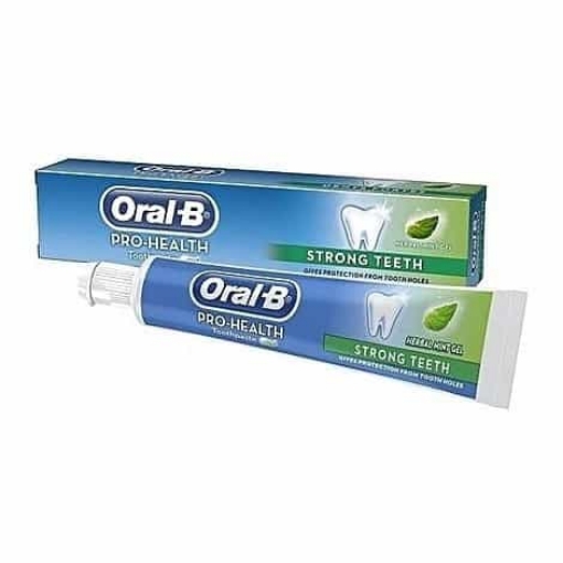 Picture of ORAL B TOOTH PASTE STRONG TEETH HERBAL MINT 140g