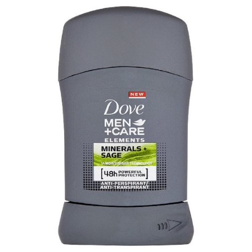 ZimZone. DOVE MEN DEODORANT STICK MINERALS & SAGE 50ml