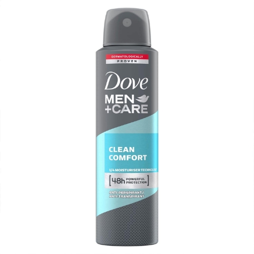 Picture of DOVE MEN+ CARE DEODORANT SPRAY - CLEAN COMFORT 150ml