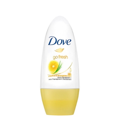 Picture of DOVE LADIES ROLL ON DEODORANT - GO FRESH GRAPEFRUIT & LEMON GRASS 50ml