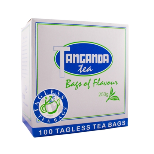 Picture of TANGANDA TAGLESS TEABAGS 100's