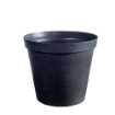 Picture of ROUND PLASTIC BLACK PLANT POT - VARIOUS SIZES