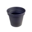 Picture of ROUND PLASTIC BLACK PLANT POT - VARIOUS SIZES