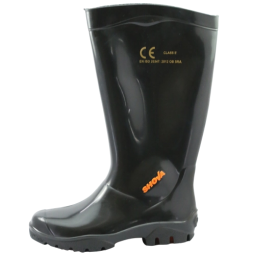 Picture of GUMBOOT SHOVA BLACK - ALL SIZES