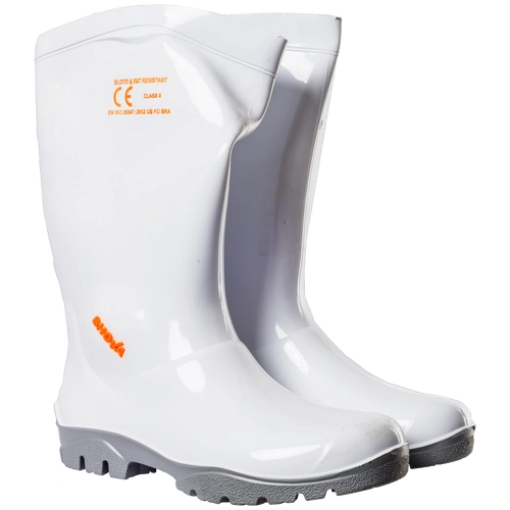 Picture of GUMBOOT SHOVA WHITE / GREY - ALL SIZES