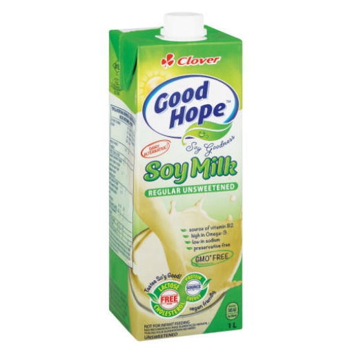 Picture of CLOVER GOOD HOPE SOYA MILK - UNSWEETENED 1L