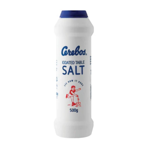 Picture of CEREBOS TABLE SALT (IODATED) - PLATINUM FLASK 500g