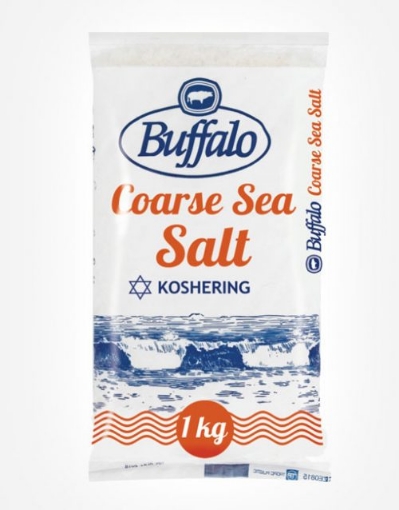 Picture of BUFFALO COARSE SEA SALT KOSHERING - BAG 1KG