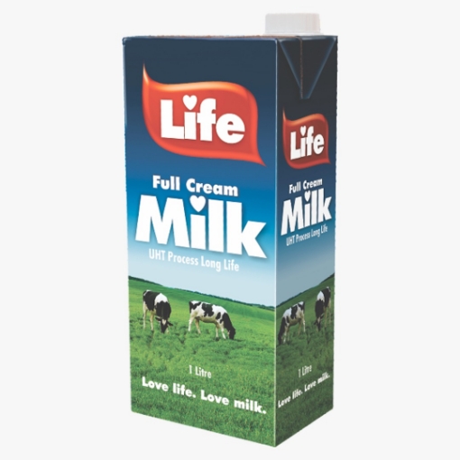 Picture of LIFE UHT MILK FULL CREAM 1L 