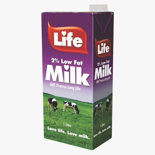 Picture of LIFE MILK UHT LOW FAT 2% 1L