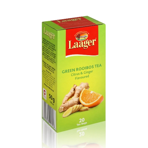 Picture of LAAGER ROOIBOS - CITRUS & GINGER (BAGS) 20's