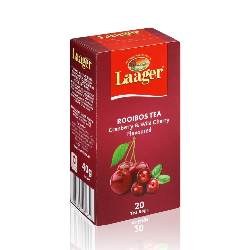 Picture of LAAGER ROOIBOS - CRANBERRY & CHERRY (BAGS) 20's