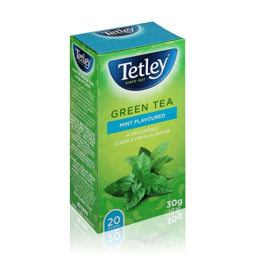 Picture of TETLEY GREEN TEA 20's (BAGS) - MINT 20's