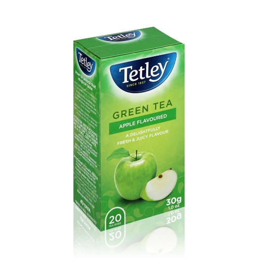 Picture of TETLEY GREEN TEA 20's (BAGS) - APPLE 20's