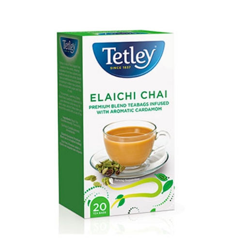 Picture of TETLEY ELAICHI CHAI FLAVOUR TEA BAGS 20