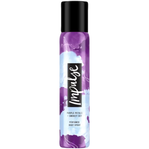 Picture of  IMPULSE DEODORANT (LADIES) PURPLE PETALS & SMOKEY SKY 75ml