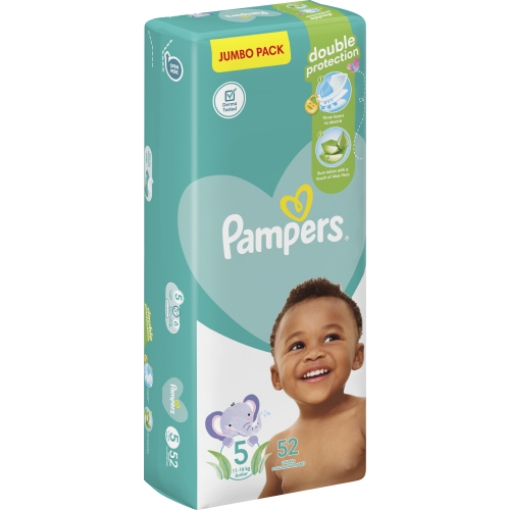 Picture of PAMPERS S5 JUNIOR ACTIVE BABY DIAPER JUMBP PACK 1x52