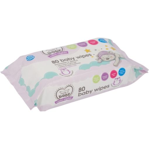 Picture of CLICKS BABY WIPES - CALMING 80 WIPES