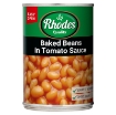 Picture of RHODES BAKED BEANS IN TOMATO SAUCE 410g