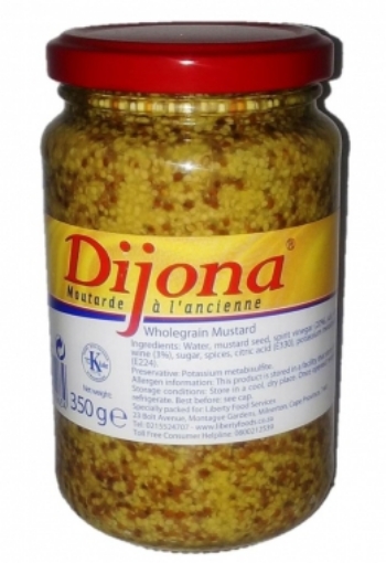 Picture of DIJONA MUSTARD WHOLEGRAIN (GLASS) 350g