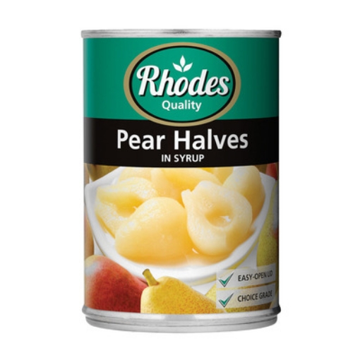 Picture of RHODES PEAR HALFS IN SYRUP 410g