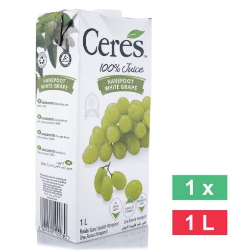 Picture of CERES HANEPOOT WHITE GRAPES JUICE 1L
