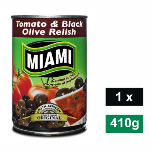 Picture of MIAMI TOMATO AND BLACK OLIVES RELISH 410g