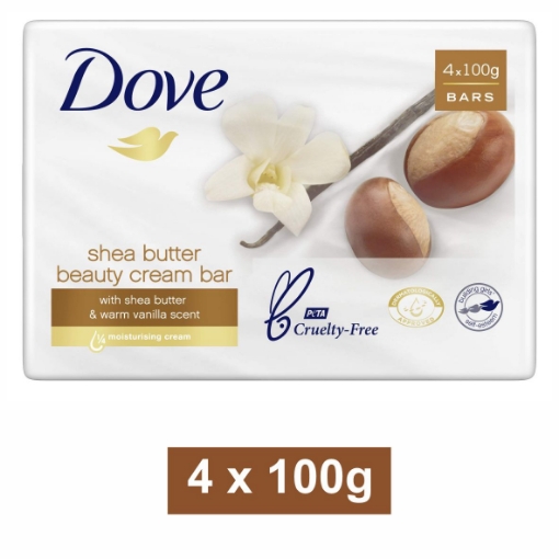 Picture of DOVE SOAP SHEA BUTTER 4x100g