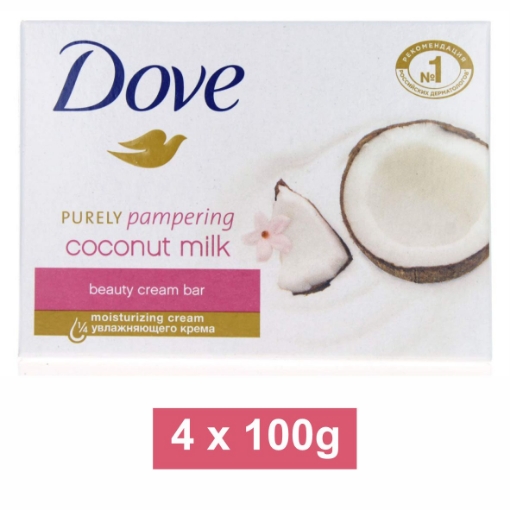 Picture of DOVE SOAP COCONUT MILK 4x100g