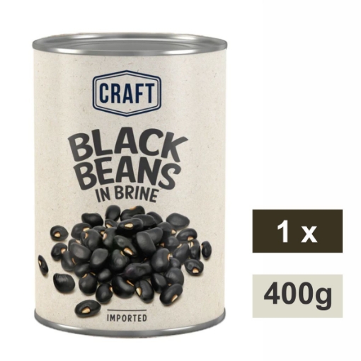 Picture of CRAFT BLACK BEANS IN BRINE 1x400g