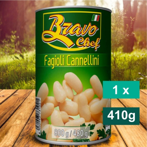 Picture of BRAVO CHEF CANNELINI BEANS 410g