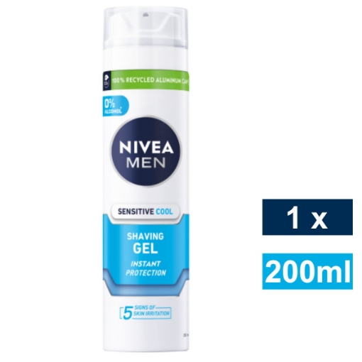 Picture of NIVEA SHAVING GEL MEN - SENSITIVE COOLING 200ml 