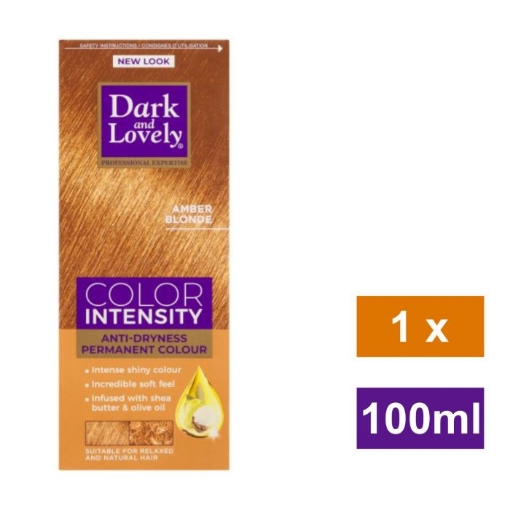 Picture of DARK & LOVELY AMBER BLONDE COLOR INTENSITY HAIR COLOR 100ML