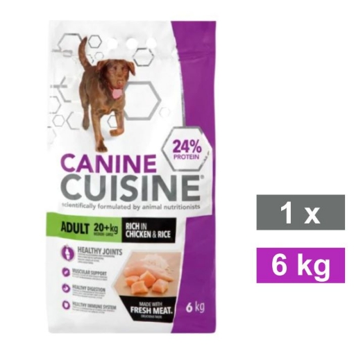 Picture of CANINE CUISINE ADULT DOG FOOD - MEDIUM TO LARGE 6KG