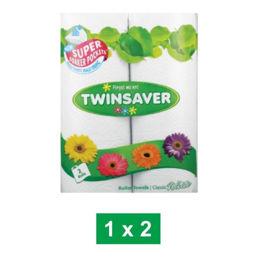 Picture of TWINSAVER KITCHEN TOWEL WHITE 1x2