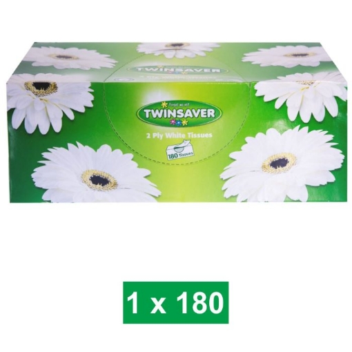 Picture of TWINSAVER FACIAL TISSUES RAINBOW 180