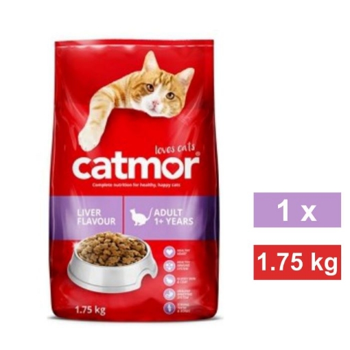 Picture of CATMOR ADULT CAT DRY FOOD - LIVER 1.75kg