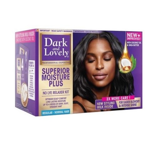 Picture of DARK & LOVELY SUPERIOR MOISTURE PLUS NO LYE RELAXER KIT - REGULAR
