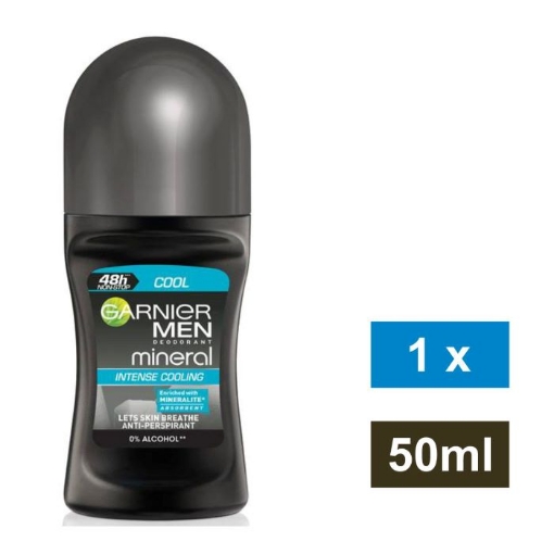 Picture of GARNIER MEN ROLL ON DEODORANT MINERAL COOL 50ml