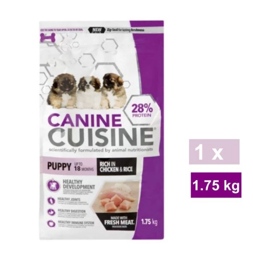 Picture of CANINE CUISINE PUPPY FOOD - CHICKEN AND RICE 1.75KG