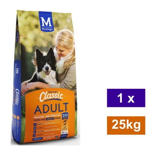 Picture of MONTEGO CLASSIC  ADULT DOG FOOD 25KG