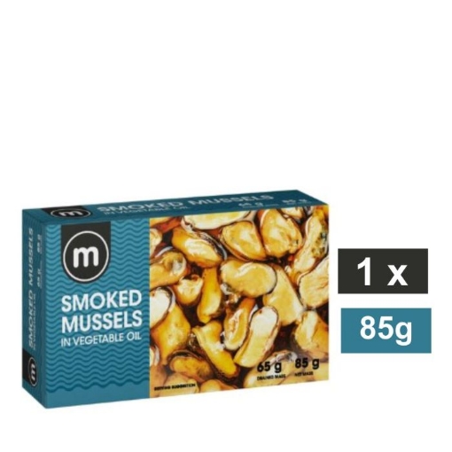 Picture of M MUSSELS SMOKED 85g