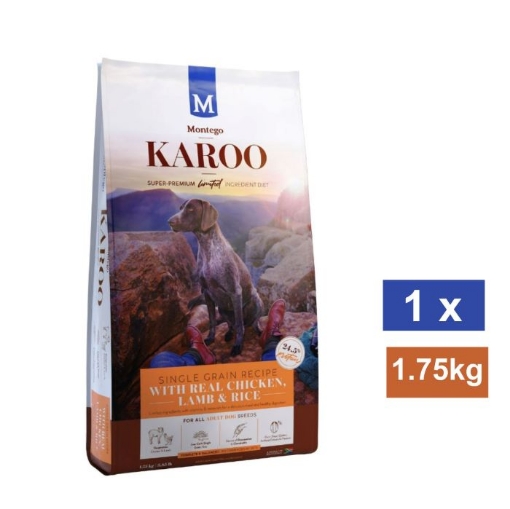 Picture of MONTEGO KAROO ADULT DOG FOOD - CHICKEN & LAMB 1.75KG