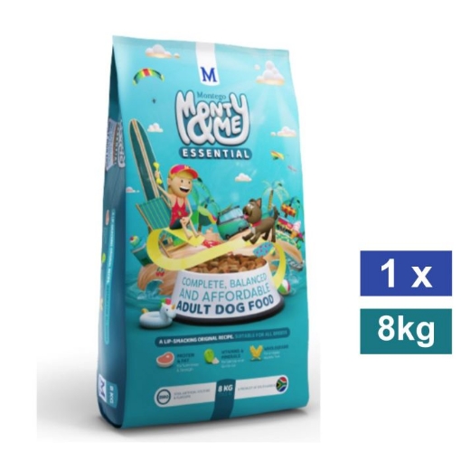 Picture of MONTEGO MONTY & ME ESSENTIAL ADULT DOG FOOD 8KG