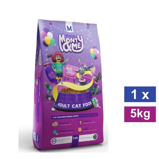 Picture of MONTEGO MONTY & ME ESSENTIAL ADULT CAT FOOD 5KG