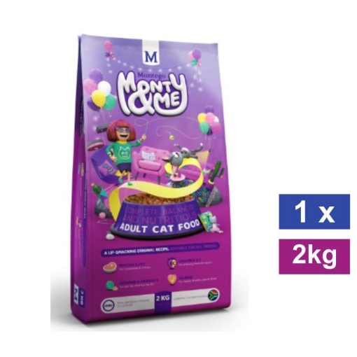 Picture of MONTEGO MONTY & ME ESSENTIAL ADULT CAT FOOD 2KG