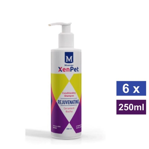 Picture of MONTEGO XENPET REJUVENATING CONDITIONING SHAMPOO GERANIUM & BUCHU 6x250ML