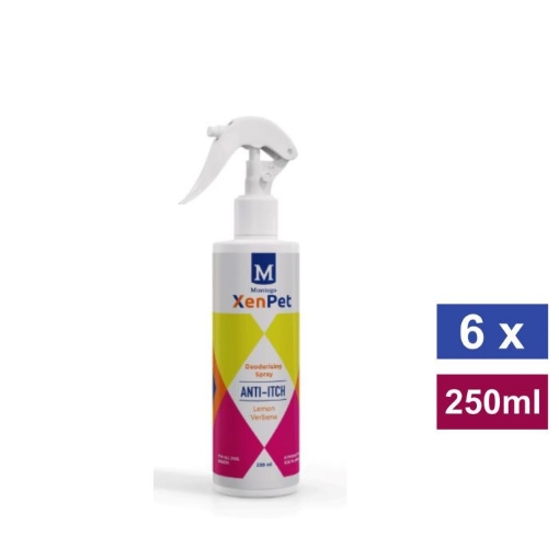 Picture of MONTEGO XENPET ANTI-ITCH DEODORISING PET SPRAY LEMON & VERBANA 6x250ML