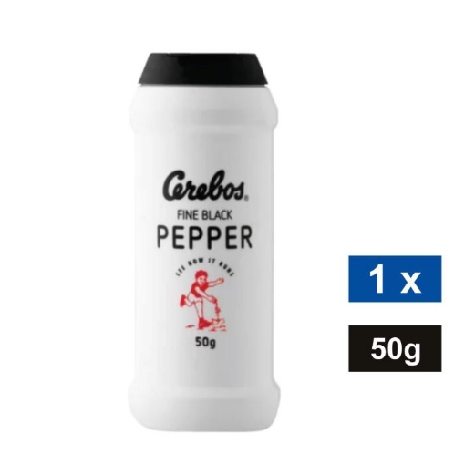 Picture of CEREBOS FINE BLACK PEPPER SHAKER 50g