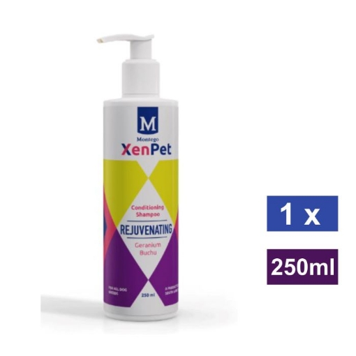 Picture of MONTEGO XENPET REJUVENATING CONDITIONING SHAMPOO GERANIUM & BUCHU 1x250ML